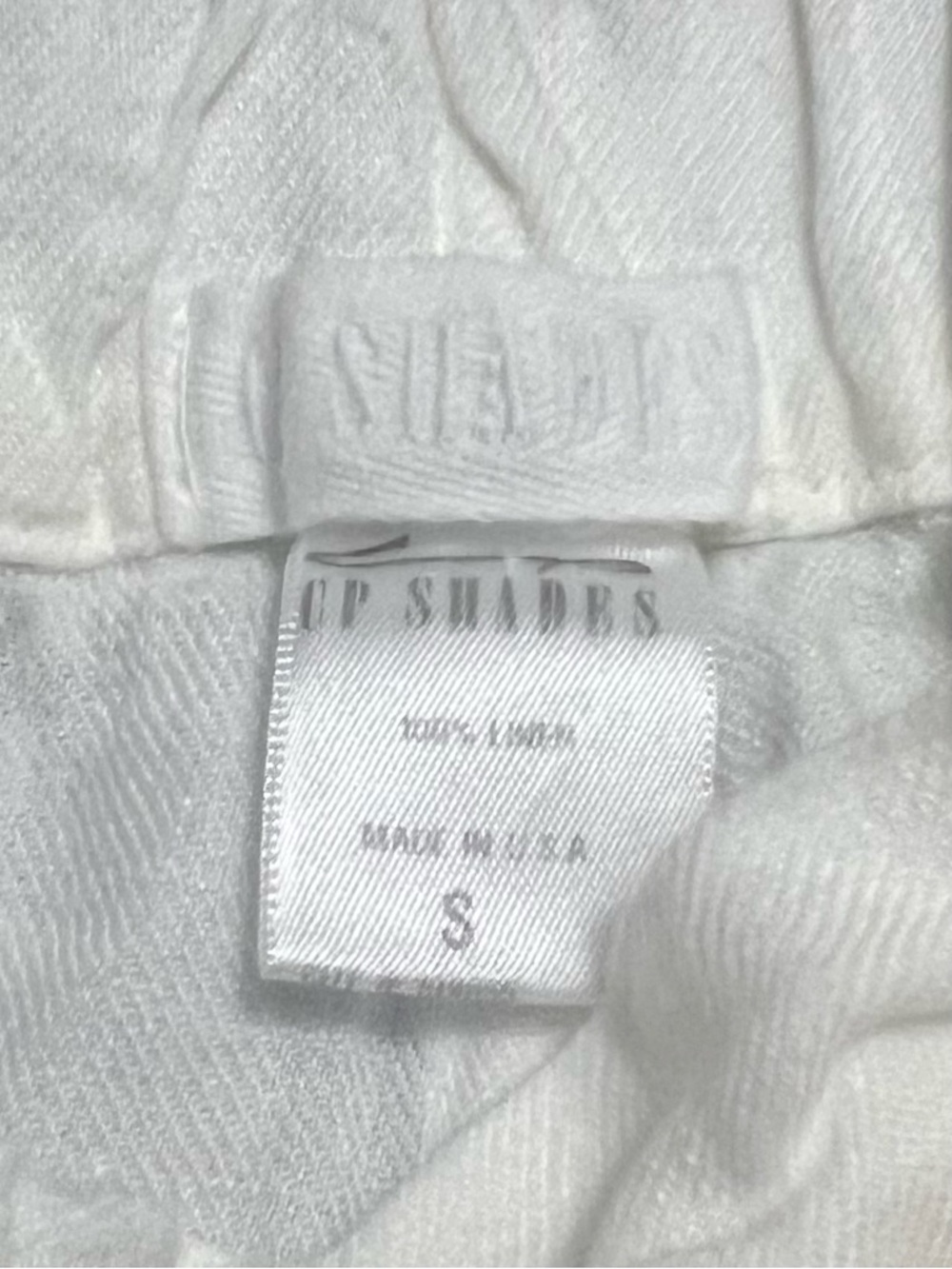 CP Shades Wendy Linen Pants White Size Small Vacation Neutral Beach Minimalist - Picture 6 of 8